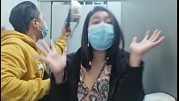 Toilet tryst: Hulicum and Pinay Scandal engage in steamy encounter in restroom