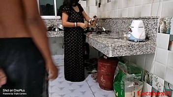 African-American wife engages in steamy kitchen encounter (Official video by LocalSex31)