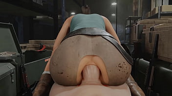 Lara Croft's intense anal encounter in a 3D hentai compilation